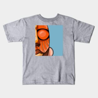 AFRO MASK (peeky) Kids T-Shirt